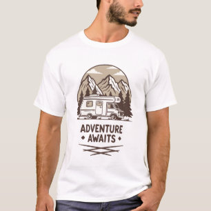 Adventure Awaits: The Road Trip Begins T-Shirt