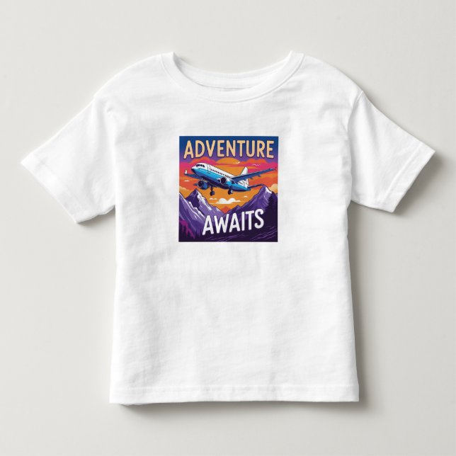 Adventure awaits toddler T-Shirt (Front)
