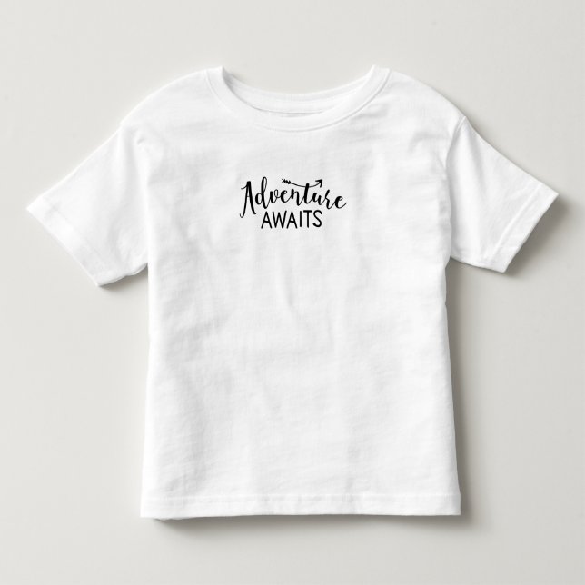 Adventure Awaits Toddler T-Shirt (Front)