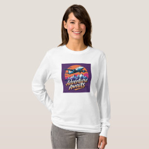 Adventure awaits travel T-shirt