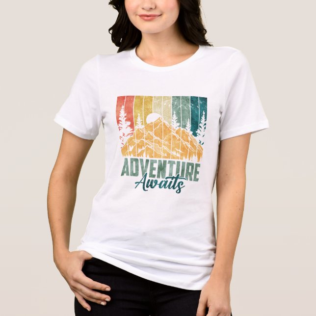 Adventure Awaits Tri-Blend Shirt (Front)