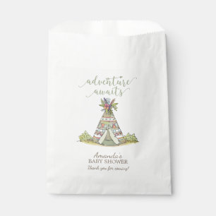 Adventure Awaits Tribal  Baby Shower Favour Bags