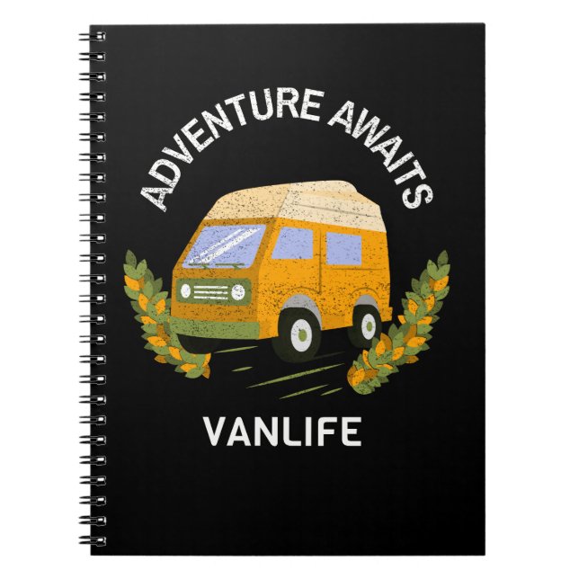 Adventure Awaits  VanLife Notebook (Front)