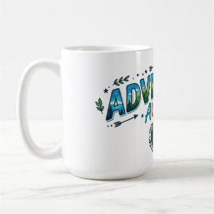 Adventure Awaits Vintage Mountain T-Shirt Coffee Mug