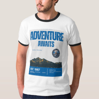 Adventure Awaits Vintage Mountain T-Shirt | Retro