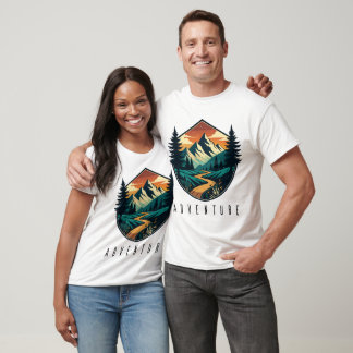 Adventure Awaits Vintage Outdoor T-Shirt