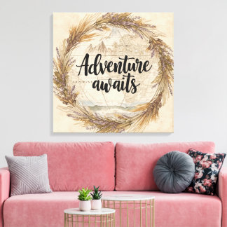Adventure Awaits Wall Art | Travel and Wanderlust 