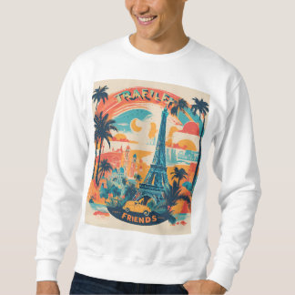 Adventure Awaits: Wanderlust Travel T-Shirt Design Sweatshirt