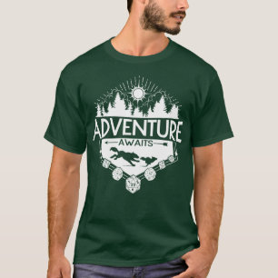Adventure Awaits White Version T-Shirt
