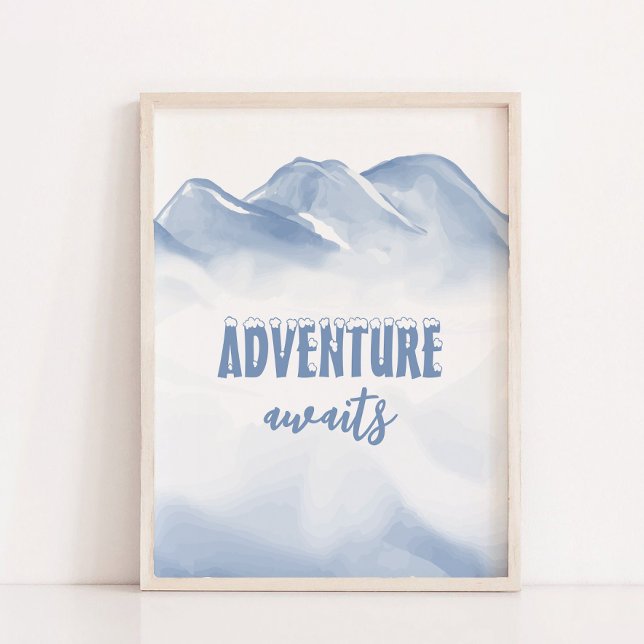 Adventure Awaits Winter Nursery Wall Decor (Adventure Awaits Winter Nursery Wall Decor)