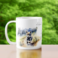 Adventure awaits wolf cub with baby shower favours