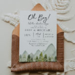Adventure Baby Shower | Watercolor Trees Invitation<br><div class="desc">Adventure Baby Shower Invitatation.
Ready to be personalised by you!</div>