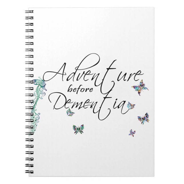 Adventure before Dementia Notebook (Front)