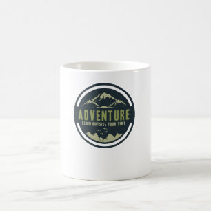 Adventure Begin outside your tent Coffee Mug