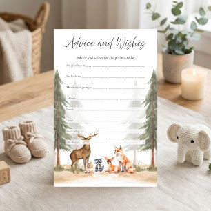 Adventure Begin Woodland Shower Advice & Wish Game
