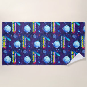 Adventure begins at liftoff insulated tumbler beach towel