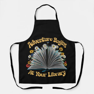 Adventure Begins At Your Library Summer Reading  Apron