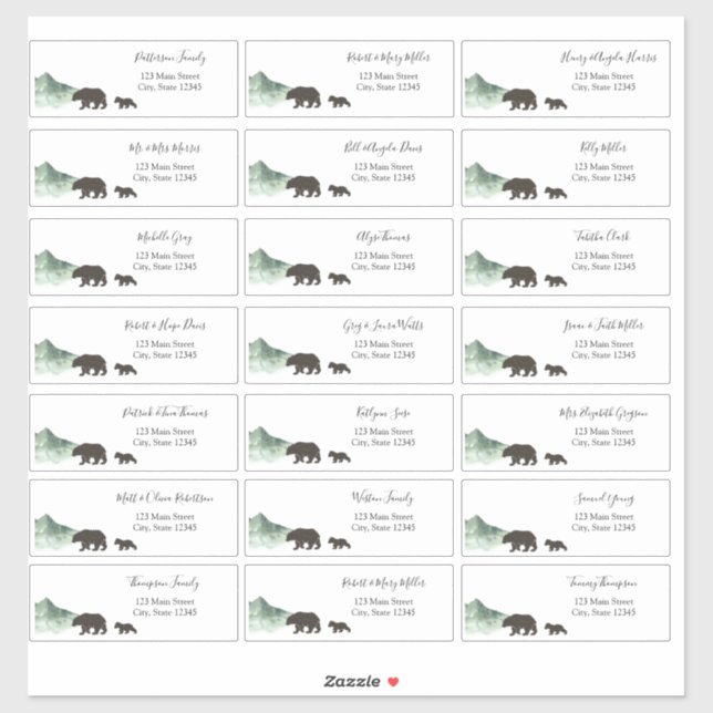 Adventure Begins Baby Guest Address Envelope  (Sheet)