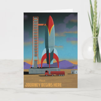 Adventure Begins Here Card