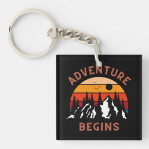 Adventure Begins Key Ring