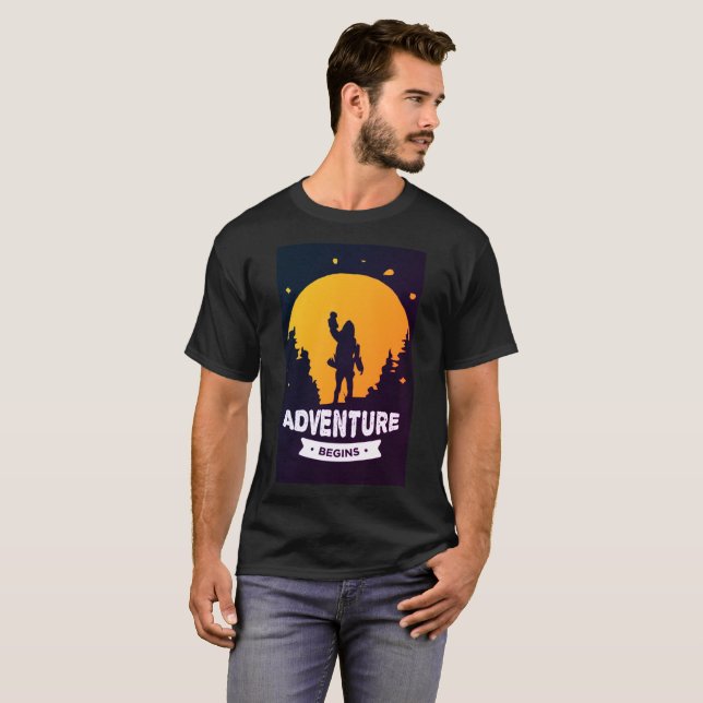 Adventure Begins T-Shirt (Front Full)