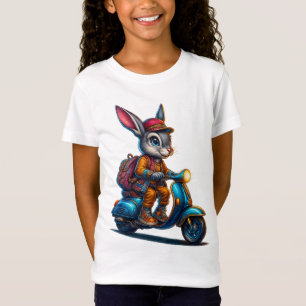 Adventure Bunny Girl's T-Shirt