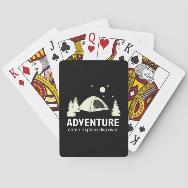 Adventure Camp Explore and Discover Playing Cards (Back)