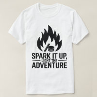 Adventure Campfire Firewood Flame Outdoors Graphic