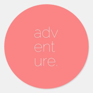 Adventure Classic Round Sticker