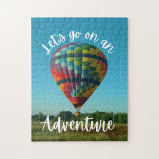Adventure Colourful Hot Air Balloon Jigsaw Puzzle