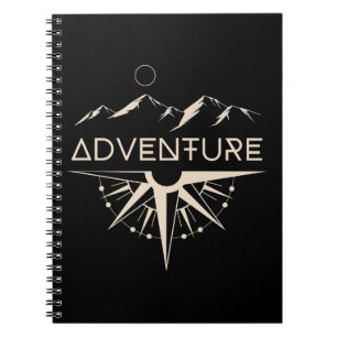 Adventure Compass Mountains Notebook
