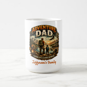 Adventure Dad Shirt – Vintage Outdoor Camping Coffee Mug