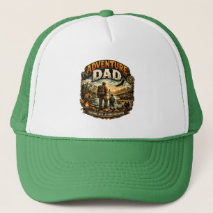 Adventure Dad Shirt – Vintage Outdoor Camping Trucker Hat