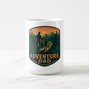Adventure Dad Shirt – Vintage Outdoor hiking  Coffee Mug