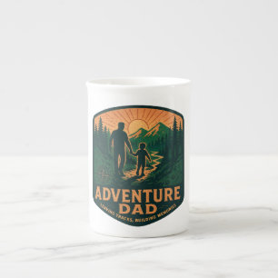 Adventure Dad – Vintage Outdoor hiking  Bone China Mug