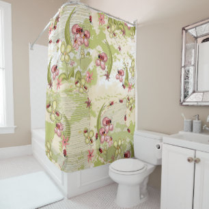 Adventure Ditsy Ladybirds Shower Curtain