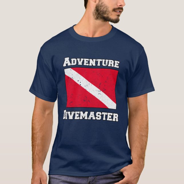 Adventure Divemaster Vintage T-Shirt (Front)