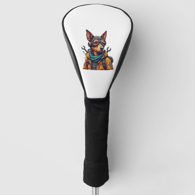 Adventure Dog   Golf Head Cover (Front)