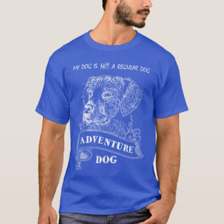 Adventure Dog Outr Mountain Hiking Camping And gir T-Shirt