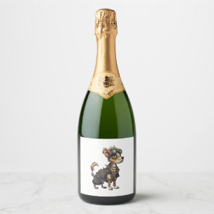 Adventure Dog Sparkling Wine Label