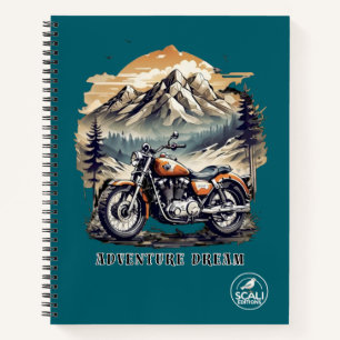 Adventure Dream: Vintage Legend Bike Road trip Notebook