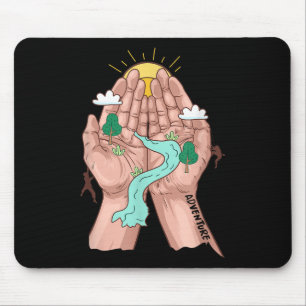 Adventure Environmental Protection Mountaineering  Mouse Mat