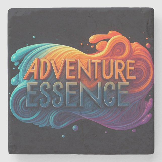 Adventure Essence  Stone Coaster (Front)