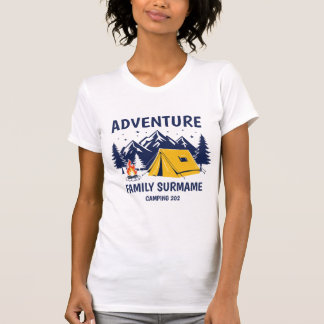 Adventure Family Camping Reunion Mountain T-Shirt
