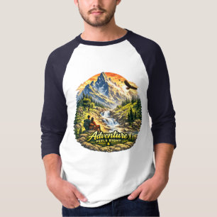 Adventure Feels Right Coastal Raglan Shirt USA