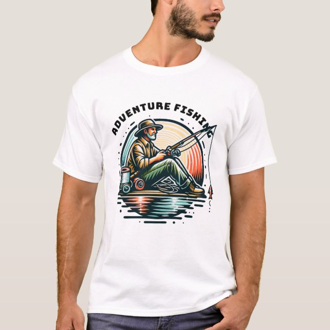adventure fishing T-Shirt (Front)