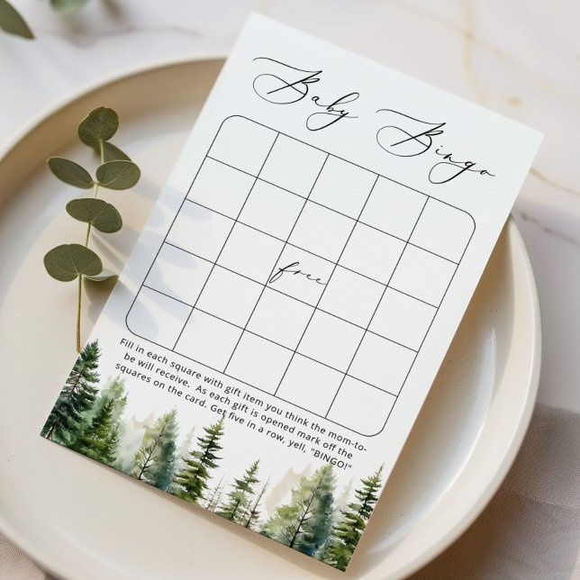 Adventure forest baby shower bingo game (Creator Uploaded)