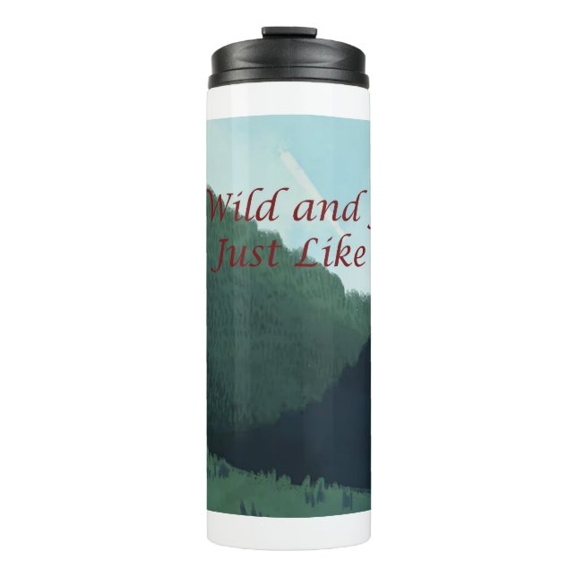 Adventure Girl's hiking Thermal Tumbler (Front)