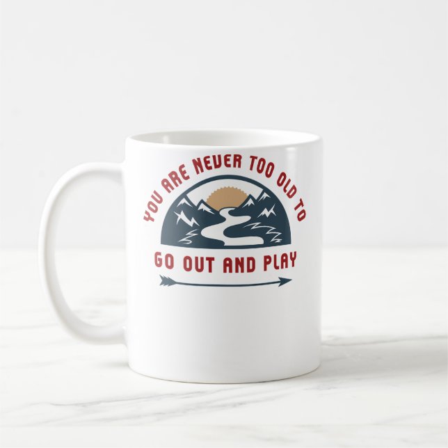 Adventure Go Out And Play Coffee Mug (Left)