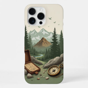 Adventure Guard: Compass & Mountain Series iPhone 16 Pro Max Case